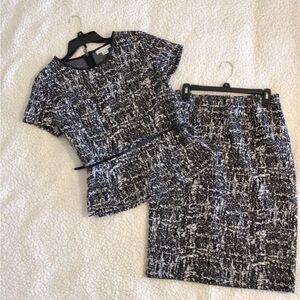 Liz Claiborne Elegant Top & Skirt Outfit